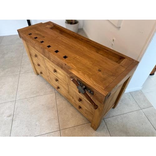 Antique Workbench with Drawers For Sale - Image 15 of 18