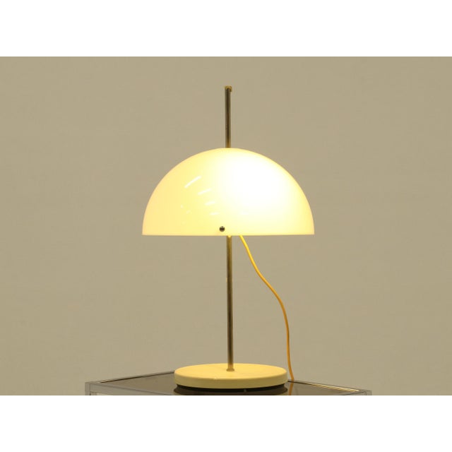 Plastic Mushroom Table Lamp attributed to Fagerhult, Sweden, 1970s For Sale - Image 7 of 18