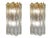 Gold Italian Tube Wall Sconces in Murano Glass, 1980s, Set of 2 For Sale - Image 8 of 8