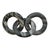 Contemporary Matthew Izzo Home Circlet Marble Chain Link Decor Accent For Sale - Image 3 of 5