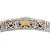 John Hardy Jaisalmer 18k Yellow Gold 925 Silver Citrine Peridot Link Bracelet For Sale - Image 4 of 8