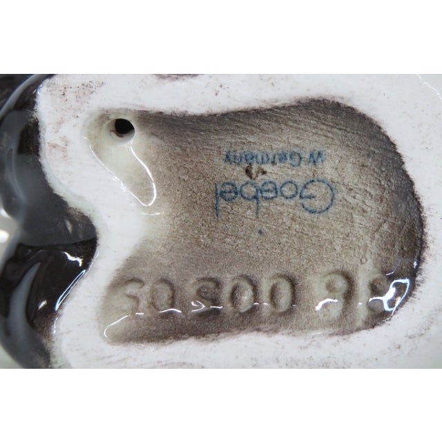 White Goebel Porcelain Sitting Panda Bear 3600505 West Germany Figurine 4707b For Sale - Image 8 of 12