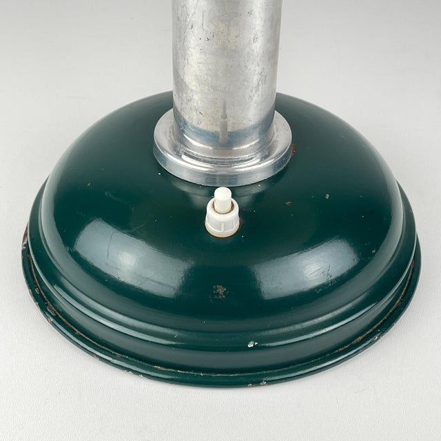 Mid-Century Modern Bauhaus Metal Table Lamp, Germany, 1930s For Sale - Image 3 of 15