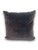 Chocolate Brown Velvet Decorative Pillow Cover With Ivory Embroidered Border For Sale - Image 4 of 4