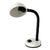 Vintage White Metal Gooseneck Desk Lamp For Sale