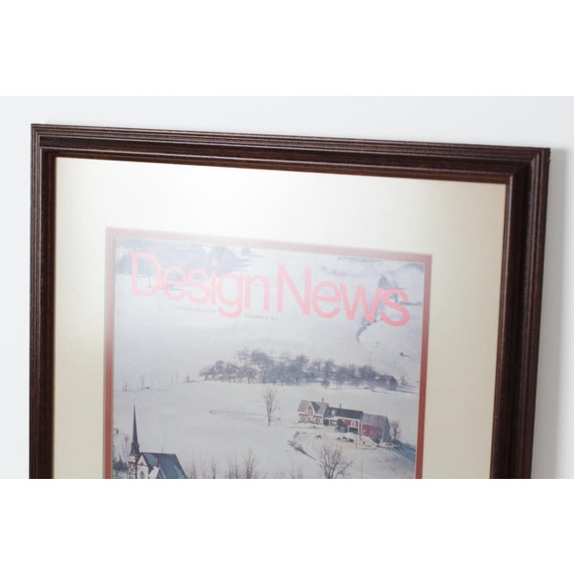 White 1972 Design News Magazine Cover, December | Graphic Design Wall Art For Sale - Image 8 of 11