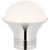 Modern Kelly Wearstler by Visual Comfort Signature Precision Medium Table Lantern in Polished Nickel with White Glass For Sale - Image 3 of 3