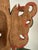 Vintage Indonesian Hand Carved Painted Wood Barong Garuda Mask For Sale - Image 9 of 12