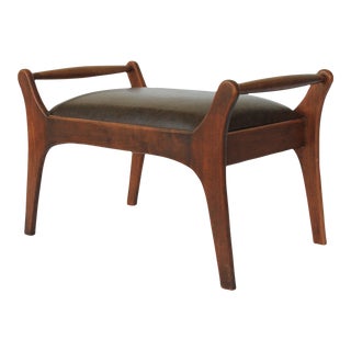 Mid-Century Footstool or Ottoman For Sale