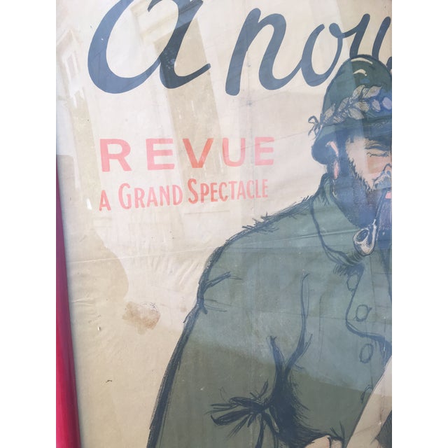 Cinema Poster Orsi 1916 Monumental Parisian Avant-Garde Titled a Vous Belle For Sale - Image 4 of 12