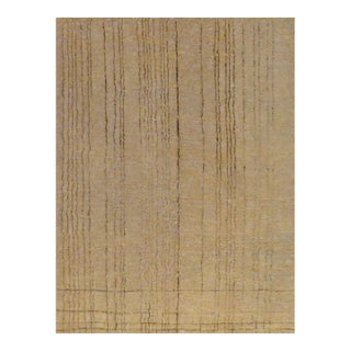 Handwoven Soft Hemp Knotted Rug For Sale