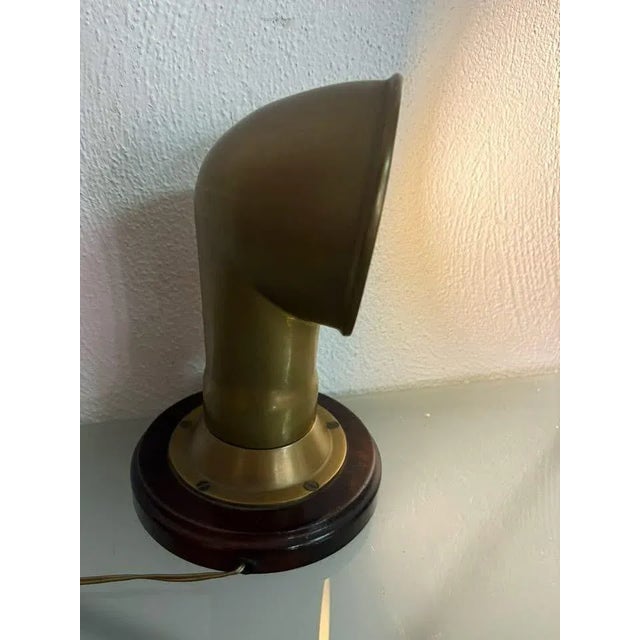 Naval Brass Lamp, 1930 For Sale - Image 10 of 10