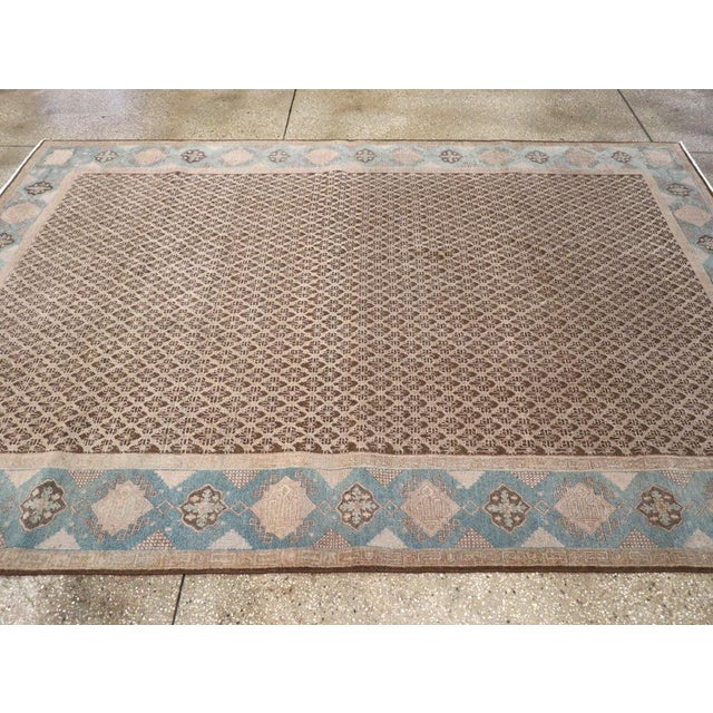 Galerie Shabab Collection Early 20th Century Persian Serab Accent Rug For Sale - Image 4 of 8