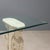 Italian Neoclassical Console Table in Glass and Plaster For Sale - Image 6 of 11