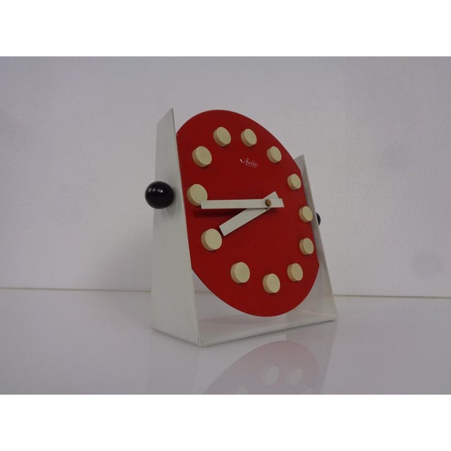 1970s Adjustable Junghans Studio 2000 Pop Art Table Clock, 1970s For Sale - Image 5 of 17