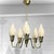 Scandinavian Tulip Chandelier in Brass and Glass from Fog & Mørup, 1950s For Sale - Image 14 of 14