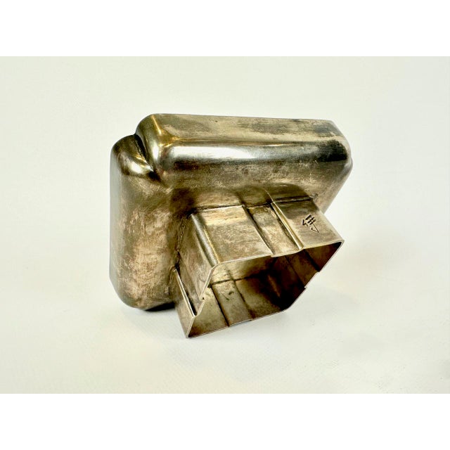 Italian Silver Plated Footed Bowl by Cleto Munari, 1980s For Sale - Image 9 of 11