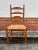 Vintage French Country Style High Ladder Back Maple Rush Seat Dining Chairs, 1960s - Set of 6. Possibly by Ethan Allen For Sale - Image 9 of 11