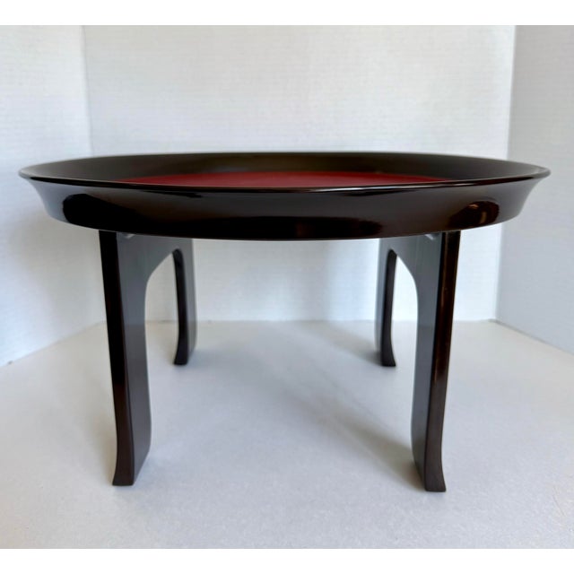 Here is a vintage Korean soban, a traditional small tray table historically used for individual dining. These tables are...