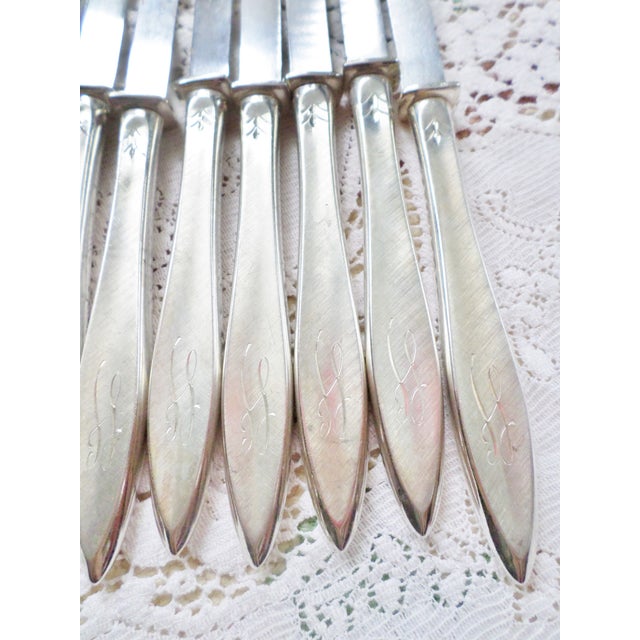 Gorham Silver Co. Vintage Gorham Sterling Silver Gossamer Pattern Flatware Service for 12 - 126 Pieces For Sale - Image 4 of 13