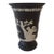 Vintage Wedgwood Black Jasperware Footed Vase For Sale