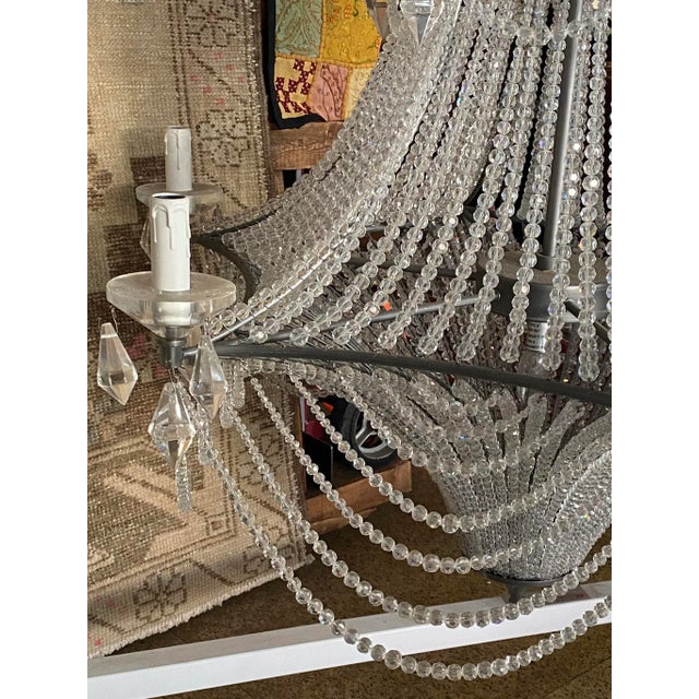 Metal Timothy Oulton 12 Light Large Chandelier For Sale - Image 7 of 12