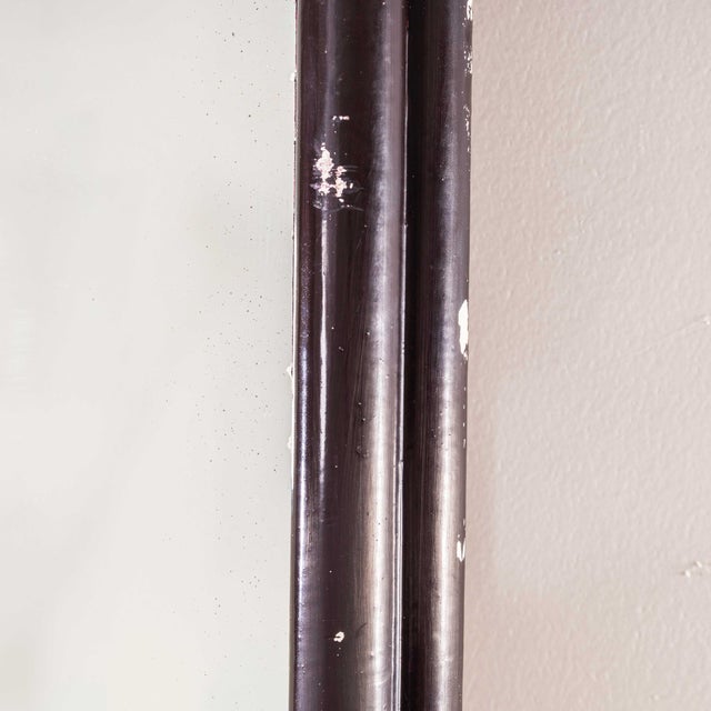 1950's Tall French Tailors Mirror. Classic ebonised pine tailors mirror from France. The mirror glass is original with...
