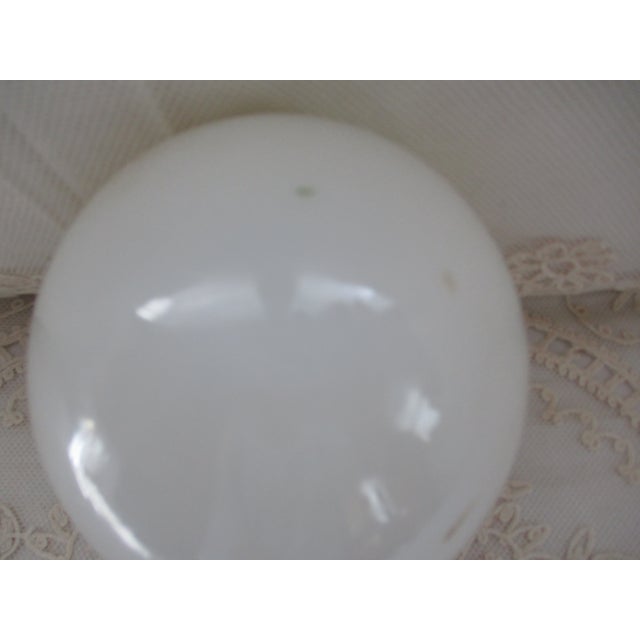 Antique Large Hand Painted Porcelain With Water Lilies Easter Egg 6" Tall For Sale In Columbia, SC - Image 6 of 7