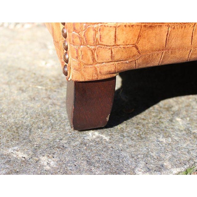 Vintage Hancock & Moore Leather Club Chairs- a Pair For Sale - Image 9 of 11