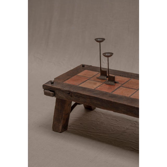 Mid-Century French Brutalist Coffee Table, 1960s For Sale - Image 10 of 13