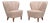 Carl-Johan Boman, Lounge Chairs, Beige Linen, Wood, Finland, 1950s For Sale
