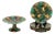 Mid 20th Century Wedgwood Shell-Form Centerpiece and Five Plates For Sale