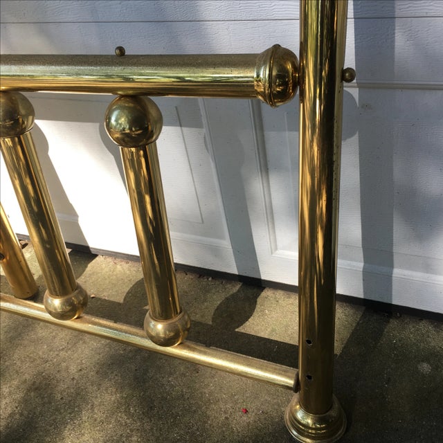 Vintage Twin Brass Headboard & Footboard Chairish