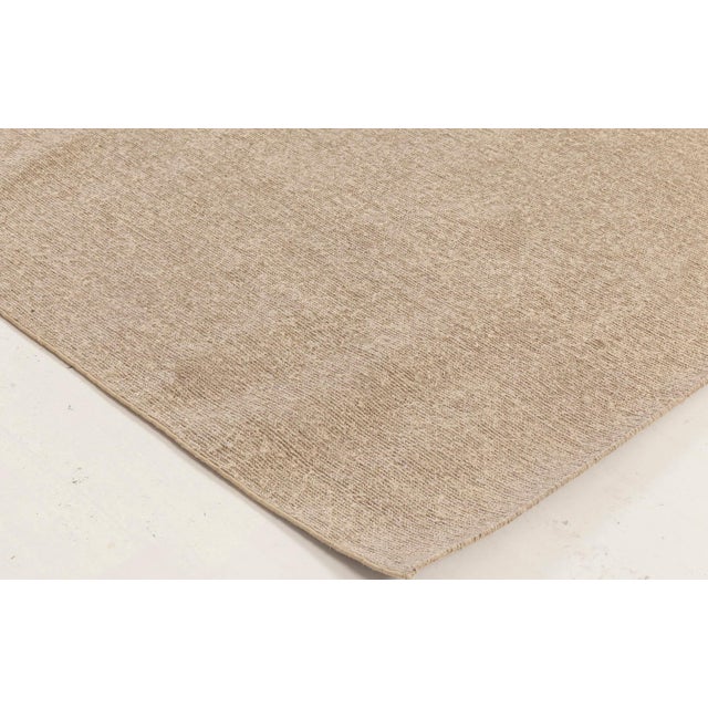 Textile Modern Brown Flat Weave Wool Rug by Doris Leslie Blau For Sale - Image 7 of 7