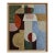 Jeu De Figures, Contemporary Geometric Abstract Oil Painting, Framed by Sophie Dumont For Sale