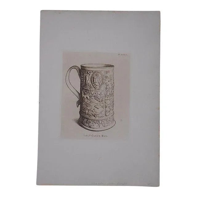 Antique Ltd. Ed. English Pottery Etching For Sale - Image 4 of 4