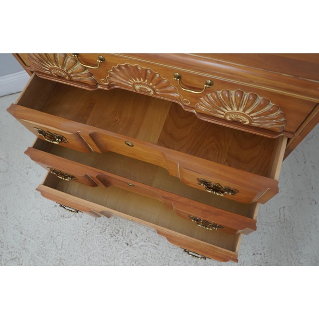 Cherry Georgian Style Block Front Chest For Sale - Image 4 of 18