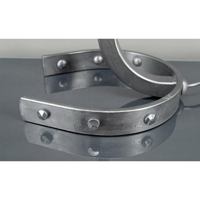 Wrought Iron Rooster Lamp by Jean Touret, 1950s For Sale - Image 12 of 16