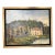 French 19th c Oil of Castle For Sale