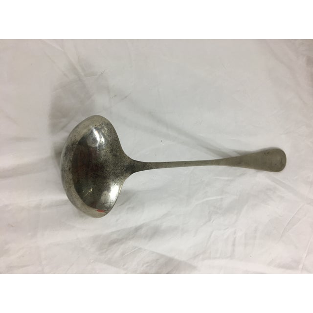Mid-Century Modern United States Army Silver Plate Ladle For Sale - Image 3 of 5