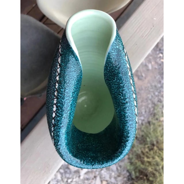 Ed Langbein Italian Mid Century Pottery Vase For Sale - Image 4 of 7