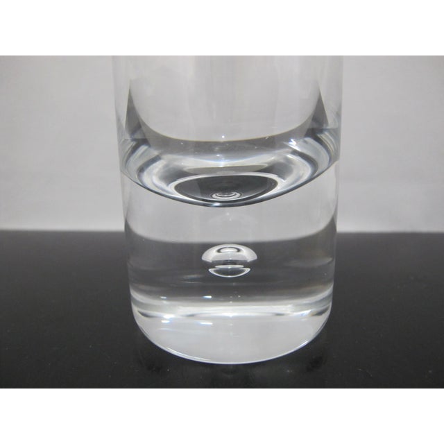 Kosta Boda Kosta Boda Clear Pippi Suspended Bubble 6 7/8" Skinny Tumbler Glass Set of 3 For Sale - Image 4 of 6