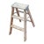 Vintage Distressed Rustic Farmhouse Step Ladder Seat For Sale