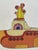 Paper 1970s Vintage "The Yellow Submarine" Large Pop Art Painting on Board For Sale - Image 7 of 9