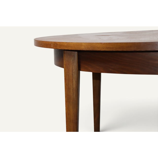 Extendable Round Teak Dining Table, 1960s For Sale - Image 14 of 17