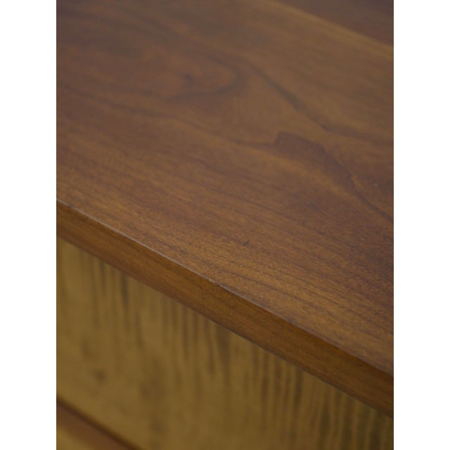 Pair of Stickley Harvey Ellis Cherry & Maple Nightstands For Sale - Image 10 of 18
