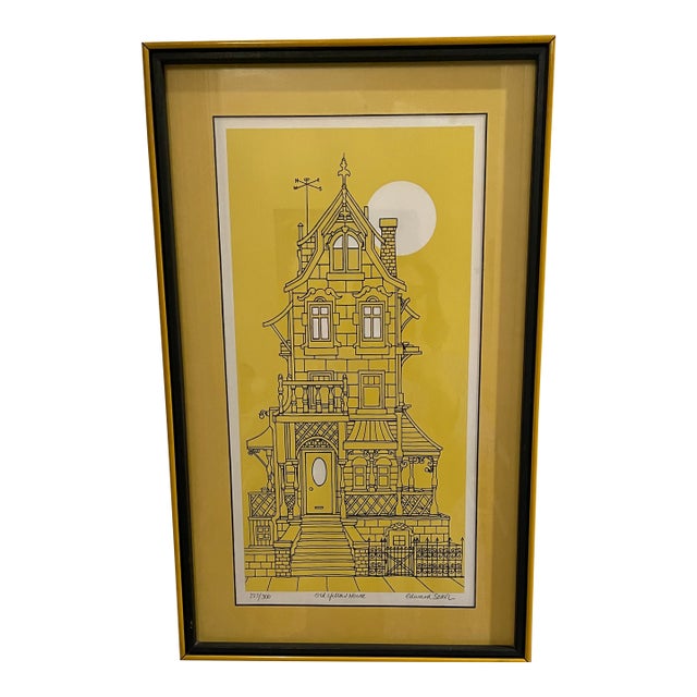 1980s Listed Artist Edward Sokol Lithograph, Signed and Numbered in Pencil For Sale