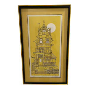 1980s Listed Artist Edward Sokol Lithograph, Signed and Numbered in Pencil