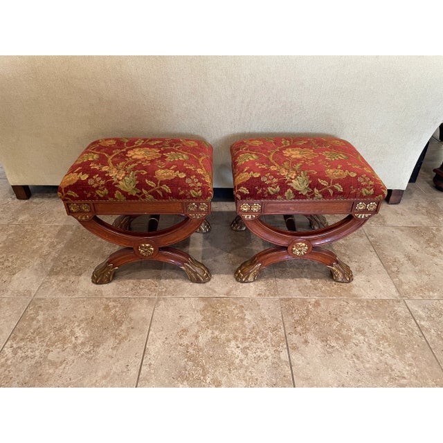 Pair of Lion Paw Benches For Sale - Image 13 of 13