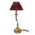 French Country Vintage Italian Tole Style Reticulating Desk Lamp For Sale - Image 3 of 4